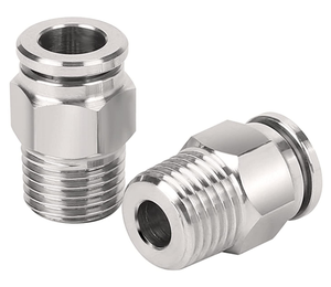 핫 세일 1/4 인치 90 도 공압 피팅 커플러 SS304 소재 BSP NPT 나사 새로운 조건 1 년 보증 - Product Image 5