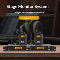 Système de monitoring intra-auriculaire sans fil XTUGA IEM1200 pour chanteurs/groupe de musique, répétitions, spectacles en direct, prenant en charge plusieurs utilisateurs