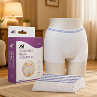 Culottes jetables en maille douce pour hôpital, idéales pour les voyages et la récupération après une césarienne, soutien OEM, vente en gros