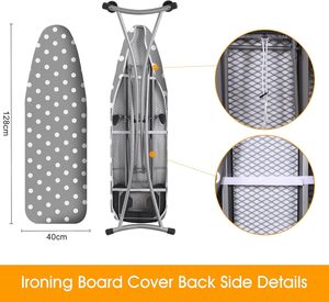 <span class=keywords><strong>Housse</strong></span> de planche <span class=keywords><strong>à</strong></span> <span class=keywords><strong>repasser</strong></span> avec rembourrage extra épais de 7mm, <span class=keywords><strong>housse</strong></span> 100% coton facile <span class=keywords><strong>à</strong></span> installer pour protéger la taille de la planche <span class=keywords><strong>à</strong></span> <span class=keywords><strong>repasser</strong></span> jusqu'<span class=keywords><strong>à</strong></span> - Product Image 5