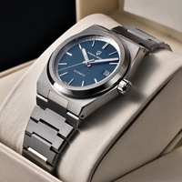 Reloj Mecánico Automático Luminoso para Hombre, Modelo 1753 C3, con Movimiento NH35 Seiko, Acero Inoxidable, Estilo Antiguo, Lujoso y Moderno