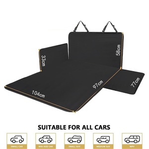แผ่นรองสัตว์เลี้ยงในท้ายรถ SUV กันน้ำ กันคราบสกปรก หนาพิเศษ สำหรับรถออฟโรด สีดำล้วน - Product Image 3