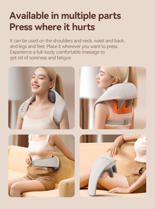 Darius Factory Wireless Shiatsu Masajeador de cuello y hombros con función de calefacción Batería de 2000mAh Aplicación corporal cómoda - Product Image 5