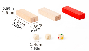 Set di Blocchi di Costruzione in Legno per Bambini, Gioco Educativo Digitale per Impilare, Giocattolo per l'Educazione Precoce e l'Interazione Genitore-Figlio - Product Image 6