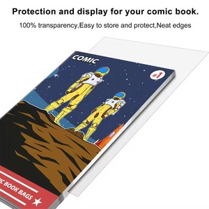 Untuk Sengtor tas kartu transparan plastik Opp bening perekat diri sisi komik Gusset kemasan kecil untuk penggunaan dompet - Product Image 5