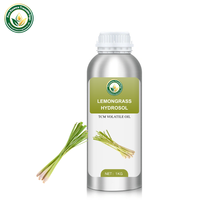 Eau florale de citronnelle biologique distillée à la vapeur, approvisionnement en vrac, documents FDS et COA pour la formulation de marques de produits de beauté naturels