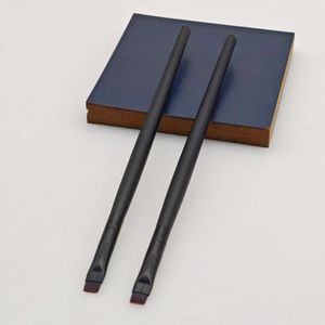 Professionnel Ultra Mince Plat Sourcil Eyeliner Brosse Personnalisé Marque Privée Cheveux Synthétiques Sourcil Pochoir Teinte Brosse - Product Image 1