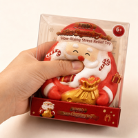 Prix de gros direct usine – Jouets en caoutchouc à presser de grande taille pour la série de Noël – Anti-stress à récupération lente