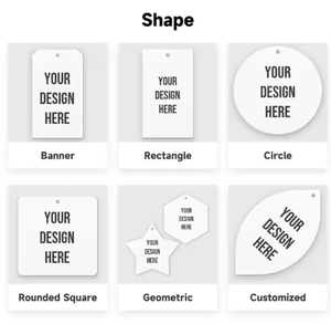 Étiquettes suspendues personnalisées en carton écologique pour dropshipping, étiquettes de prix de luxe pour vêtements avec logo, étiquettes de marque en papier recyclé - Product Image 4