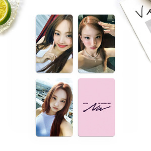3/5 unids/set KPOP <span class=keywords><strong>Nayeon</strong></span> NA 2 ° álbum en solitario Selfie Photocards doble cara lindo moda Lomo tarjetas postales Fans colección regalos - Product Image 4