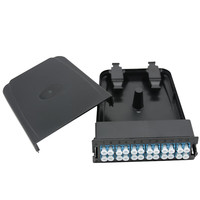 Module de cassette fibre optique 12 cœurs MPO MTP vers LC, cassette de brassage de fibres optiques multimodes OM3 OM4 pour centre de données, certifié CE ROHS REACH