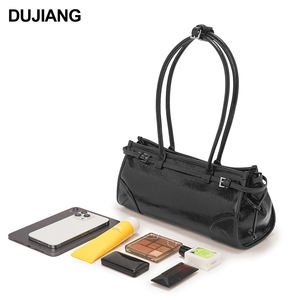 DUJIANG Fabrikası Özel Üretim Hakiki Deri Kadın Çantası Günlük Kullanım El Çantası Premium Çok Yönlü Üst Kalite Sığır Derisi Omuz Çantası - Product Image 2