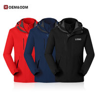 Veste Softshell Homme Personnalisable avec Logo, Coupe-Vent, Imperméable, Polaire, pour l'Extérieur et l'Hiver