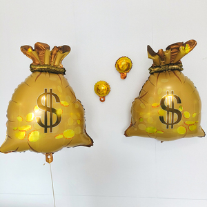 Globo personalizado CYmylar, bolsa de dinero, Globos de papel de aluminio, moneda de dólar, Globos, globo para decoración de fiesta de <span class=keywords><strong>Casino</strong></span>, decoración de fiesta rica - Product Image 4