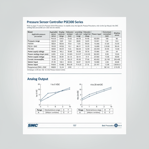 Capteur de pression de PSE300-A de moniteur de capteur numérique pneumatique SMC - Product Image 1