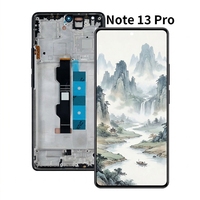 Pantalla LCD al por Mayor para Redmi Note 13 Pro, Pantalla Táctil LCD de Repuesto para Teléfono Móvil con Marco