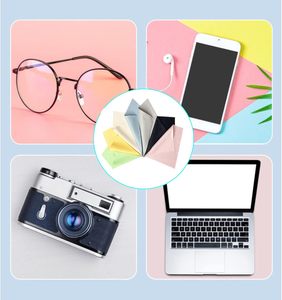 Chiffon de nettoyage pour lunettes, montres et écrans en microfibre suédée, personnalisé avec logo imprimé, haute qualité - Product Image 5