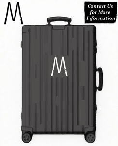 Valise de voyage classique de créateur, silencieuse, en aluminium, grande capacité, style vintage, avec serrure TSA006, modèle Rimo - Product Image 3