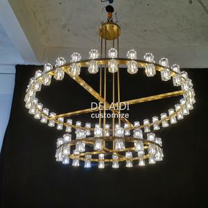 Lustres <span class=keywords><strong>de</strong></span> salon luminaires suspendus luminaire lampes lustre en cristal - Product Image 2