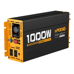 New Arrived 1000w 2000w Solar Inverter Dc 12v 24v To Ac 110v 220v Pure Sine Wave Inverter Wtih Wireless Control