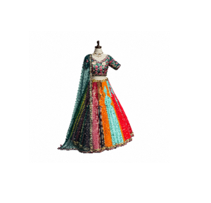 Ensemble Lehenga Luxe Vibrant pour Femme – Tenue Ethnique de Cérémonie avec Dupatta – Design Traditionnel Élégant - Product Image 3