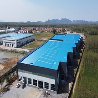 Construcción de acero estructural Fácil montaje Prefabricado Anticorrosión Pintado Galvanizado Metal Estructura de acero Almacén