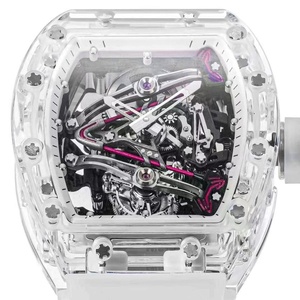 <span class=keywords><strong>Montre</strong></span> édition limitée 3802 avec boîtier en cristal transparent, <span class=keywords><strong>montre</strong></span> décontractée pour homme de haute définition, tendance et transparente - Product Image 2