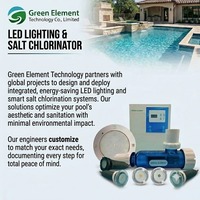 Générateur de chlore au sel Green Element pour petits spas et piscines |   Système durable et écologique à cellules en titane