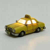 Lampe de nuit LED en résine personnalisée, ornement de voiture arabe vintage, lampe de table taxi, cadeau Eid Mubarak, souvenir de voyage du Moyen-Orient