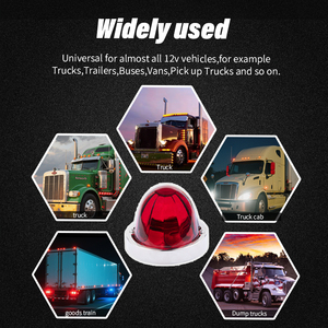 DC12V tích hợp thủy tinh dưa hấu dẫn đèn với điều kiện mới có tính năng một dưa hấu Thiết kế xe tải đánh dấu ánh sáng - Product Image 5