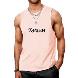 Canotta Casual da <span class=keywords><strong>Uomo</strong></span> Nera con Collo Rotondo Senza Maniche, Trendy per Uscite, Palestra, Allenamenti Estivi, Abbigliamento Casual - Product Image 1