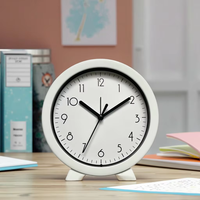 Horloge de bureau de dessin animé pour chambre à coucher, chevet, mouvement à quartz silencieux écologique, design Art Déco, décorative, personnalisée, moderne, analogique