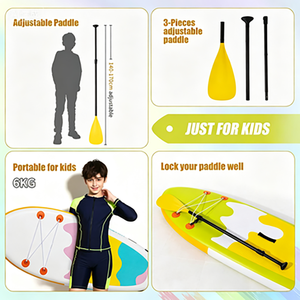 Planche à pagaie gonflable en PVC Drop Stitch la plus vendue pour enfants avec <span class=keywords><strong>pompe</strong></span> - Product Image 3