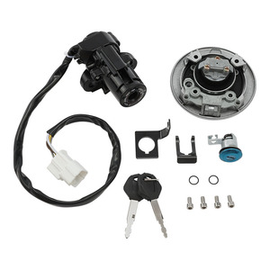 Kit de clés de contact, de serrure de réservoir et de bouchon de carburant TCMT compatible avec <span class=keywords><strong>Kawasaki</strong></span> Ninja 650 Z650 2017-2023, pièces de rechange pour moto XF-28110 - Product Image 2