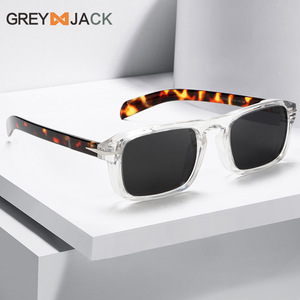 Gafas de Sol Unisex Grey Jack, Montura de PC, Lentes TAC, Protección UV400 Tipo 3, Montura Negra Transparente - Product Image 1