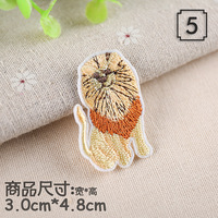 Yiwu Wintop Hot Sale Schattige Kleine Dierlijke Vorm Cartoon Borduurpatches Voor Kinderen Kleding