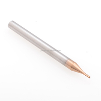 Mules en carbure de tungstène massif, pour acier sous 55HRC, 1mm 1.5 2mm 2.5 3 4mm, CNC, S100