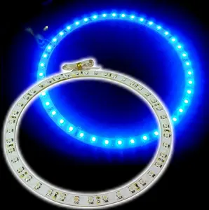 中国rgb流量系列90毫米110毫米160毫米180毫米光环发光二极管天使眼汽车像素控制器道奇充电器