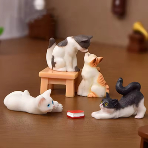 Mini Figuras Realistas <span class=keywords><strong>de</strong></span> Gatos, Juego <span class=keywords><strong>de</strong></span> Juguetes, Micropaisaje para el Hogar, Manualidades <span class=keywords><strong>de</strong></span> Resina <span class=keywords><strong>de</strong></span> <span class=keywords><strong>Gatitos</strong></span>, Decoración para Pasteles, Accesorios para Jardín <span class=keywords><strong>de</strong></span> Hadas - Product Image 5