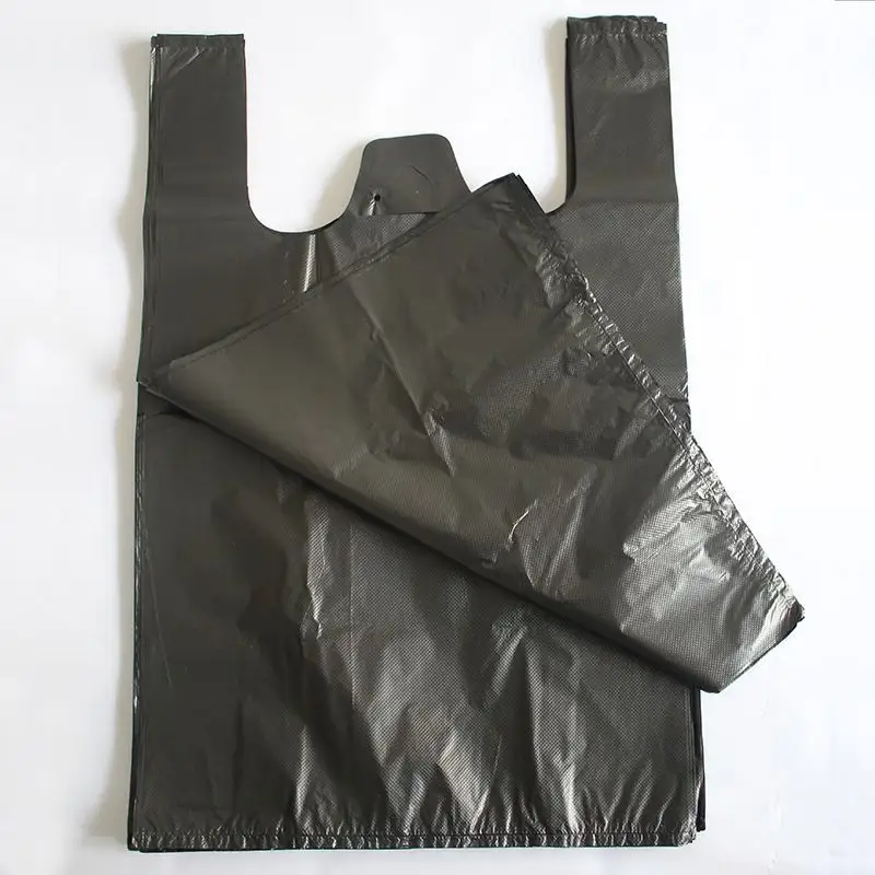 Wholesale Custom Eco Friendly Compostable D2W EPI PLA Corn Starch Grocery Shopping T shirt 100% Biodegradable Plastic Bag