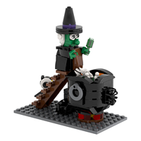 MOC1761 Sorcière d'Halloween 162 pièces Briques à assembler en plastique Modèle éducatif Créatif DIY Blocs de construction pour enfants Jouets cadeaux