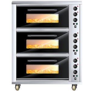 Machine de cuisson professionnelle, four électrique à <span class=keywords><strong>gaz</strong></span>, 2 plateaux, 4 plateaux, équipement de boulangerie, four, pour pain, gâteaux - Product Image 5
