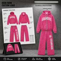 Ensemble de survêtement graphique personnalisé Streetwear : Hoodie et pantalon de jogging avec impression sérigraphique, broderie, transfert thermique – Fournisseur OEM en gros