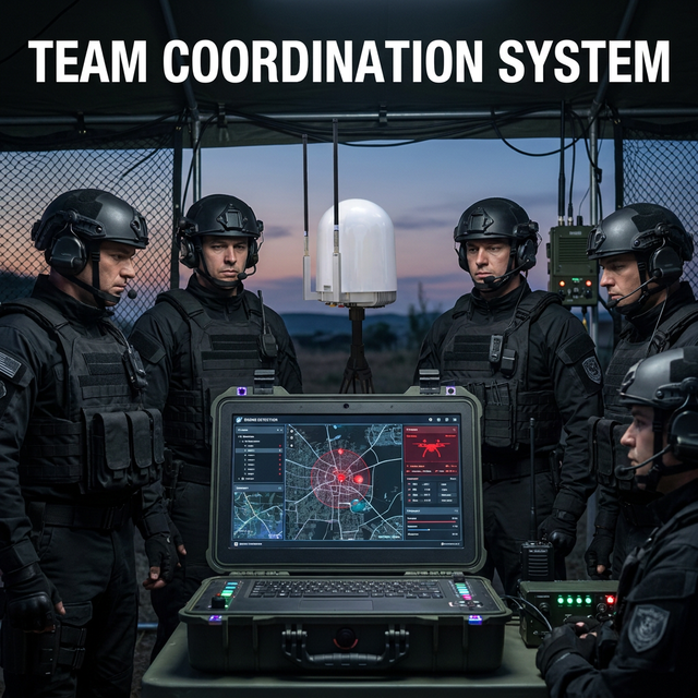 Fixed Drone Detection System 10KM Range Full Band UAV Signal Detector with FPV Video Decoding for Borders