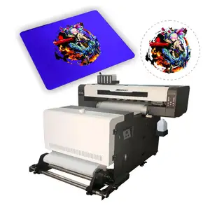 60cm 2 i3200 XP600 Head Heat Transfer Printing Machine A1 DTF Printer Offset Printer DTG DTF Printer With Powder Shaker