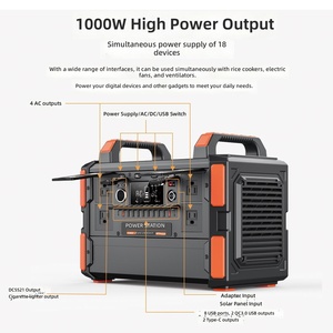 Stazione di Alimentazione Portatile Stabile ad Alta Potenza 1200W, Batteria LiFePO4 1008Wh, Generatore Solare MPPT per Casa, Campeggio e Attività all'Aperto - Product Image 5