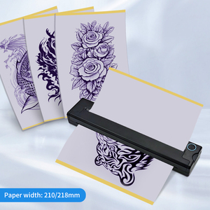 HZTZ A4XE <span class=keywords><strong>Printer</strong></span> Termal Nirkabel Portabel <span class=keywords><strong>A4</strong></span> Mesin Fotokopi Stencil Tato <span class=keywords><strong>Printer</strong></span> Termal Mesin Transfer Tato - Product Image 2