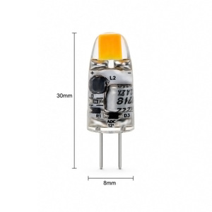 Ampoule LED G4 COB AC DC12V, lampe capsule à double broche, remplacement d'halogène pour lustre en cristal, éclairage décoratif - Product Image 6