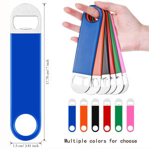 Outils de bar professionnels, ouvre-bouteille plat en acier inoxydable, ouvre-bouteille personnalisé avec logo, ouvre-bouteille pour barman, ouvre-bouteille pour bière - Product Image 2