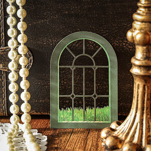 20 hojas de papel de material por paquete Small Town Window Explorer Series Puerta y ventana Scenic Handbook Decoración - Product Image 1